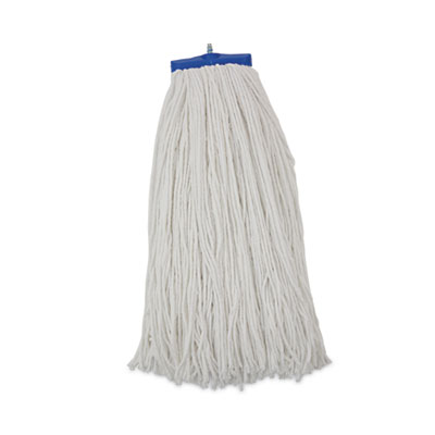 Boardwalk Cut-End Lie-Flat Wet Mop Head, Rayon, 24 oz, White, 12/Carton (724RCT)