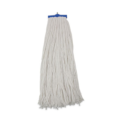 Boardwalk Mop Head, Economical Lie-Flat Head, Rayon Fiber, 32 oz, White, 12/Carton (732R)