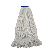 Boardwalk Mop Head, Lie-Flat Head, Rayon Fiber, 24 oz, White, 12/Carton (824R)
