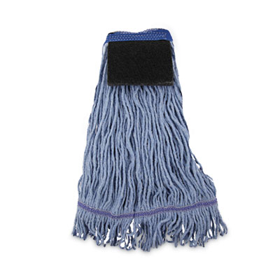 Boardwalk Mop Head, Loop-End, Cotton with Scrub Pad, Medium, 12/Carton (902BL)