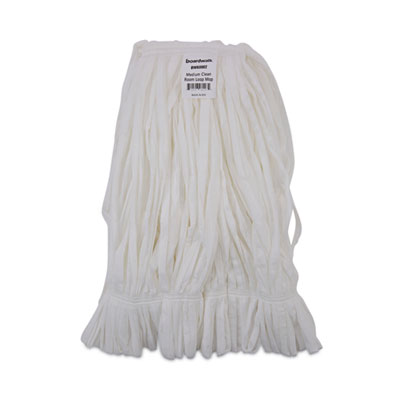 Boardwalk Mop Head, Looped, Enviro Clean With Tailband, Cotton/Synthetic, Medium, White, 12/Carton (8002)