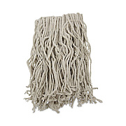 Boardwalk Mop Head, Cotton, Cut-End, White, 4-Ply, #16 Band, 12/Carton (CM02016S)
