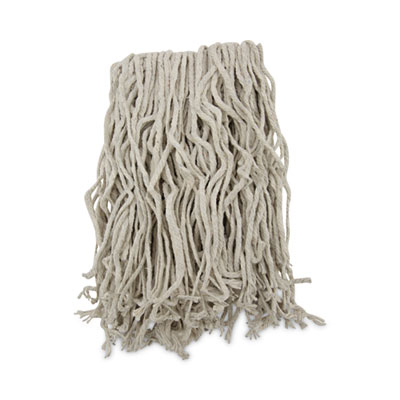 Boardwalk Mop Head, Cotton, Cut-End, White, 4-Ply, #16 Band, 12/Carton (CM02016S)