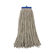 Boardwalk Mop Head, Lie-Flat Head, Cotton Fiber, 24 oz., White, 12/Carton (CM22024)