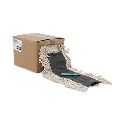 Boardwalk Flash Forty Disposable Dust Mop Heads, Cotton, 5", Natural (FF40)