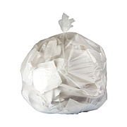 Heritage High-Density Waste Can Liners, 56 gal, 22 mic, 43" x 48", Natural, Flat Pack, 200/Carton (Z8648VN)