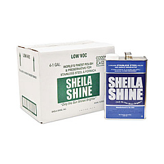 Sheila Shine Low VOC Stainless Steel Cleaner and Polish, 1 gal Can, 4/Carton (SSCA128)