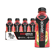 BodyArmor SuperDrink Sports Drink, Strawberry Banana, 16 oz Bottle, 12/Pack (10000314)