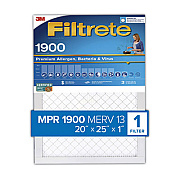 Filtrete Premium Allergen, Bacteria and Virus Air Filter, MERV 13, MPR 1900, 20 x 25 (7100222948)