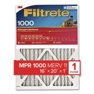Filtrete Allergen Defense Air Filter, MERV 11, MPR 1000, 16 x 20 (70071355914)