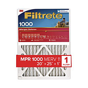 Filtrete Allergen Defense Air Filter, MERV 11, MPR 1000, 20 x 25 (70071355948)