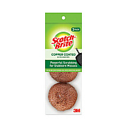 Scotch-Brite Metal Scrubbing Pads, 2.25 x 2.75, Copper, 3/Pack, 8 Packs/Carton (213C)