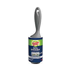 Scotch-Brite 50% Stickier Lint Roller, 48 Sheets/Roll (830RS48)