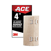 ACE Elastic Bandage with E-Z Clips, 4 x 64 (207313)