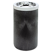 Rubbermaid Commercial Smoking Urn with Metal Ashtray Top, 19.5h x 11.5 dia, Black (258500BLA)