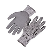 ergodyne ProFlex 7030 ANSI A3 PU Coated CR Gloves, EN388: 4X42C, 9" Long, XX-Large, Gray, Pair (10466)