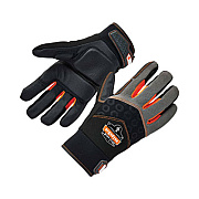 ergodyne ProFlex 9001 Full-Finger Impact Gloves, EN388: 1121X, Large, Black, Pair (17774)