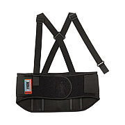 ergodyne ProFlex 1600 Standard Elastic Back Support Brace, X-Small, 20" to 25" Waist, Black (11101)