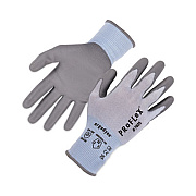 ergodyne ProFlex 7025 ANSI A2 PU Coated CR Gloves, EN388: 2X42B, 9" Long, Small, Blue, Pair (10432)