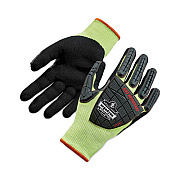ergodyne ProFlex 7141 ANSI A4 DIR Nitrile-Coated CR Gloves, EN388: 4X42DP, 9" Long, XX-Large, Lime, Pair (17916)