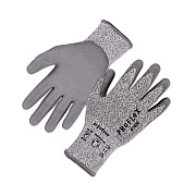 ergodyne ProFlex 7030 ANSI A3 PU Coated CR Gloves, EN388: 4X42C, 9" Long, Small, Gray, 12 Pairs (10452)