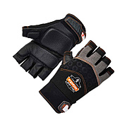 ergodyne ProFlex 900 Half-Finger Impact Gloves, EN388: 1121X, X-Large, Black, Pair (17695)