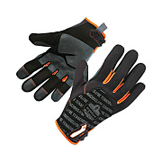 ergodyne ProFlex 810 Reinforced Utility Gloves, EN388: 3121X, 9" Long, Medium, Black, Pair (17223)