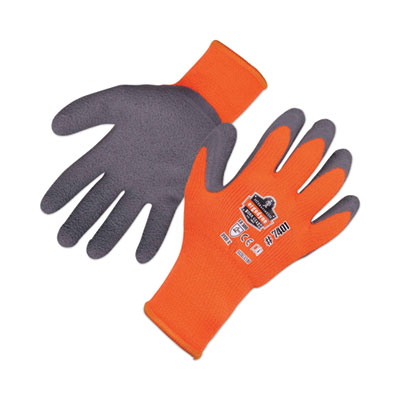 ergodyne ProFlex 7401-CASE Coated Lightweight Winter Gloves, EN388: 2131X, 9" Long, Medium, Orange, Pair (17623)