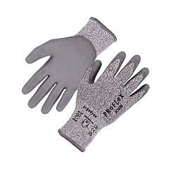 ergodyne ProFlex 7030 ANSI A3 PU Coated CR Gloves, EN388: 4X42C, 9" Long, X-Large, Gray, Pair (10465)