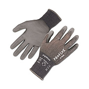 ergodyne ProFlex 7044 ANSI A4 PU Coated CR Gloves, EN388: 4X42D, 9" Long, Medium, Gray, Pair (10493)