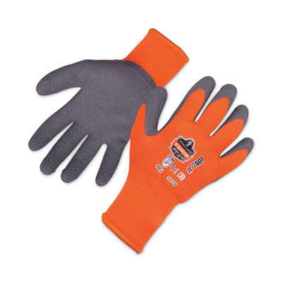 ergodyne ProFlex 7401-CASE Coated Lightweight Winter Gloves, EN388: 2131X, 9" Long, XX-Large, Orange, Pair (17626)