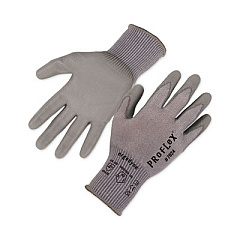 ergodyne ProFlex 7024 ANSI A2 PU Coated CR Gloves, EN388: 4X42B, 9" Long, Medium, Gray, 12 Pairs (10393)