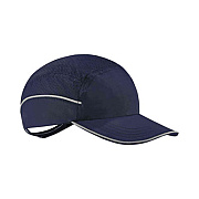 ergodyne Skullerz 8955 Lightweight Bump Cap Hat, Long Brim, Navy (23337)