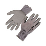 ergodyne ProFlex 7024 ANSI A2 PU Coated CR Gloves, EN388: 4X42B, 9" Long, Large, Gray, Pair (10404)
