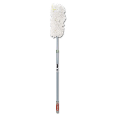 Rubbermaid Commercial HiDuster Overhead Duster with Straight Launderable Head, 51" Extension Handle (T11000GY)