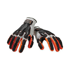 ergodyne ProFlex 922CR Nitrile Coated Cut-Resistant Gloves, EN388: 4442CP, X-Large, Gray, Pair (17095)