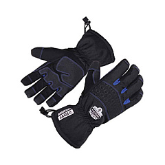 ergodyne ProFlex 819WP Extreme Thermal WP Gloves, EN388: 4222B, 9" Long, Large, Black, Pair (17614)