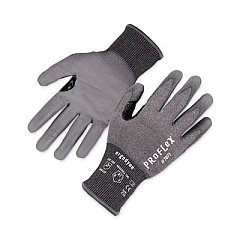 ergodyne ProFlex 7071 ANSI A7 PU Coated CR Gloves, EN388: 4X42F, 9" Long, XX-Large, Gray, 12 Pairs (18066)