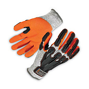 ergodyne ProFlex 922CR Nitrile Coated Cut-Resistant Gloves, EN388: 4442CP, Small, Gray, 96 Pairs/Carton (17582)