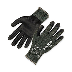 ergodyne ProFlex 7070 ANSI A7 Nitrile Coated CR Gloves, EN388: 4X42F, 9" Long, XX-Large, Green, 12 Pairs (18036)