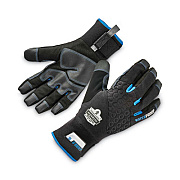 ergodyne ProFlex 818WP Thermal WP Gloves with Tena-Grip, EN388: 3423X, 9" Long, Small, Black, Pair (17382)