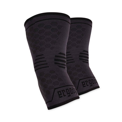 ergodyne ProFlex 651 Elbow Compression Sleeve, Large, Gray/Black (16594)