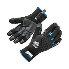 ergodyne ProFlex 818WP Thermal WP Gloves with Tena-Grip, EN388: 3423X, 9" Long, Large, Black, Pair (17384)