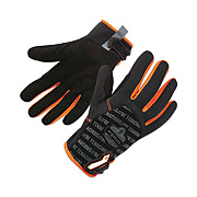 ergodyne ProFlex 812 Standard Mechanics Gloves, 9" Long, XX-Large, Black, Pair (17176)
