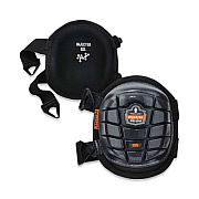 ergodyne ProFlex 355 Injected Gel Knee Pads, Short Cap, Buckle Closure, One Size Fits Most, Black, Pair (18455)