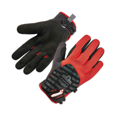 ergodyne ProFlex 812CR6 ANSI A6 Utility and CR Gloves, EN388: 2543E, 9" Long, Small, Black, Pair (17922)