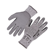 ergodyne ProFlex 7030 ANSI A3 PU Coated CR Gloves, EN388: 4X42C, 9" Long, Large, Gray, Pair (10464)