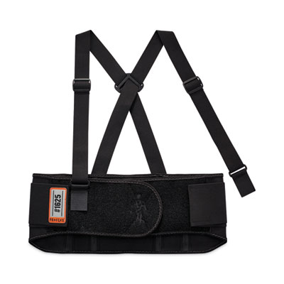 ergodyne ProFlex 1625 Elastic Back Support Brace, Large, 34" to 38" Waist, Black (11114)