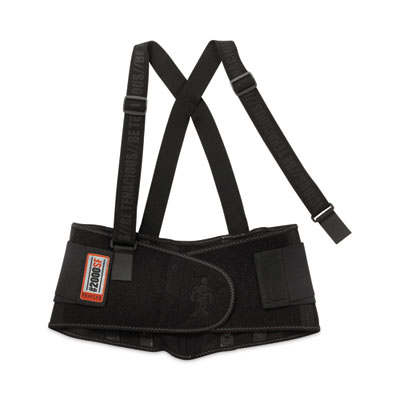 ergodyne ProFlex 2000SF High-Performance Spandex Back Support Brace, 4X-Large, 52" to 58" Waist, Black (11288)