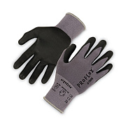 ergodyne ProFlex 7000 Nitrile-Coated Gloves Microfoam Palm, EN388: 4121A, 9" Long, X-Large, Gray, Pair (10375)